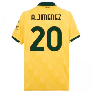 A. Jimenez #20 Koszulki Piłkarskie AC Milan 2025-26 Trzecia Męska