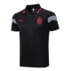 AC Milan Komplet Polo Treningowa 2023-24 Czarny