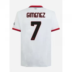 AC Milan Koszulka Piłkarska 2024-25 Gimenez #7 Wyjazdowa Męska