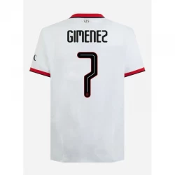 AC Milan Koszulka Piłkarska 2024-25 UCL Gimenez #7 Wyjazdowa Męska