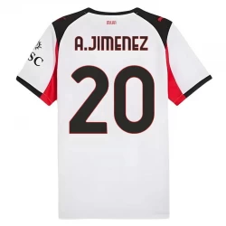AC Milan Koszulka Piłkarska 2025-26 A. Jimenez #20 Wyjazdowa Męska