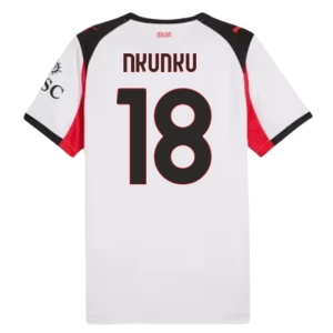 AC Milan Koszulka Piłkarska 2025-26 Christopher Nkunku #18 Wyjazdowa Męska
