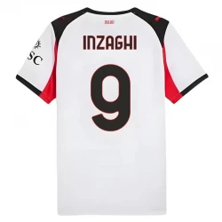 AC Milan Koszulka Piłkarska 2025-26 Inzaghi #9 Wyjazdowa Męska