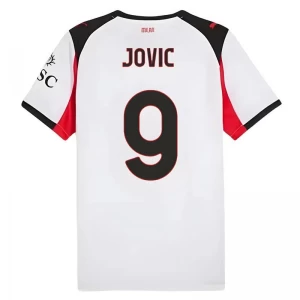 AC Milan Koszulka Piłkarska 2025-26 Jovic #9 Wyjazdowa Męska