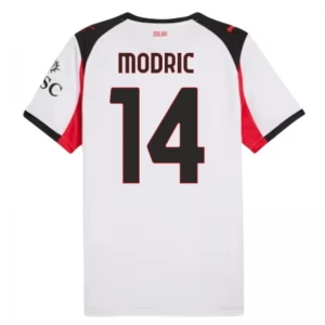 AC Milan Koszulka Piłkarska 2025-26 Modric #14 Wyjazdowa Męska