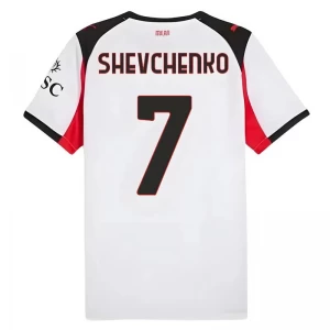 AC Milan Koszulka Piłkarska 2025-26 Shevchenko #7 Wyjazdowa Męska