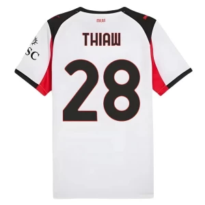 AC Milan Koszulka Piłkarska 2025-26 Thiaw #28 Wyjazdowa Męska