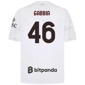 AC Milan Koszulka Piłkarska 2026-27 Gabbia #46 Wyjazdowa Męska