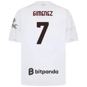 AC Milan Koszulka Piłkarska 2026-27 Gimenez #7 Wyjazdowa Męska