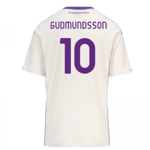 ACF Fiorentina Koszulka Piłkarska 2025-26 Gudmundsson #10 Wyjazdowa Męska