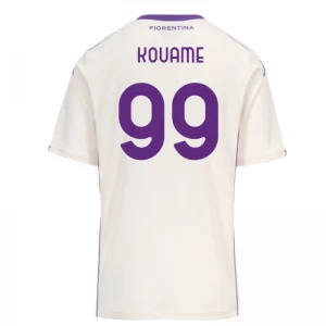 ACF Fiorentina Koszulka Piłkarska 2025-26 Kouame #99 Wyjazdowa Męska