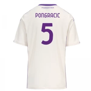 ACF Fiorentina Koszulka Piłkarska 2025-26 Pongracic #5 Wyjazdowa Męska