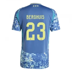 AFC Ajax Amsterdam Koszulka Piłkarska 2024-25 Berghuis #23 Wyjazdowa Męska