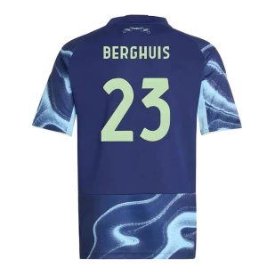 AFC Ajax Amsterdam Koszulka Piłkarska 2025-26 Berghuis #23 Wyjazdowa Męska