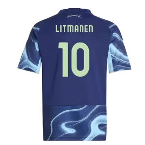 AFC Ajax Amsterdam Koszulka Piłkarska 2025-26 Litmanen #10 Wyjazdowa Męska