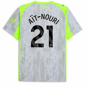 Ait-nouri #21 Koszulki Piłkarskie Manchester City 2025-26 Trzecia Męska