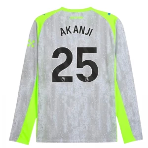 Akanji #25 Koszulki Piłkarskie Manchester City 2025-26 Trzecia Męska Długi Rękaw