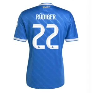 Antonio Rudiger #22 Koszulki Piłkarskie Real Madryt 2025-26 Trzecia Męska