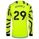 Arsenal FC Koszulka Piłkarska 2023-24 Kai Havertz #29 Wyjazdowa Męska Długi Rękaw