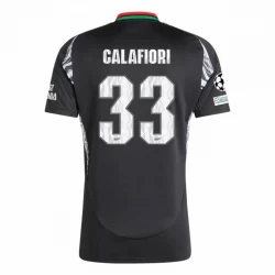 Arsenal FC Koszulka Piłkarska 2024-25 UCL Calafiori #33 Wyjazdowa Męska