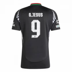 Arsenal FC Koszulka Piłkarska 2024-25 UCL Gabriel Jesus #9 Wyjazdowa Męska