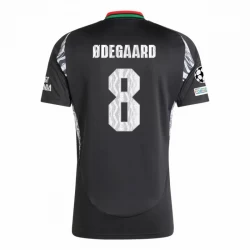 Arsenal FC Koszulka Piłkarska 2024-25 UCL Odegaard #8 Wyjazdowa Męska
