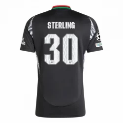 Arsenal FC Koszulka Piłkarska 2024-25 UCL Raheem Sterling #30 Wyjazdowa Męska