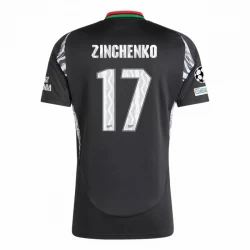 Arsenal FC Koszulka Piłkarska 2024-25 UCL Zinchenko #17 Wyjazdowa Męska