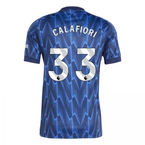 Arsenal FC Koszulka Piłkarska 2025-26 Calafiori #33 Wyjazdowa Męska