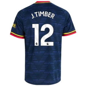 Arsenal FC Koszulka Piłkarska 2026-27 J. Timber #12 Wyjazdowa Męska