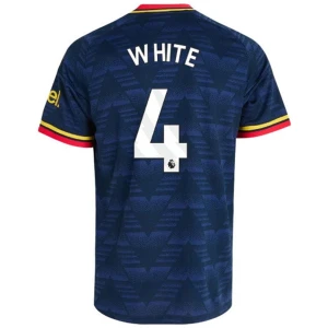 Arsenal FC Koszulka Piłkarska 2026-27 White #4 Wyjazdowa Męska