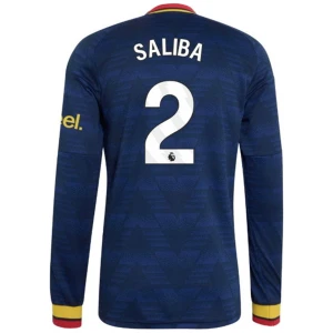 Arsenal FC Koszulka Piłkarska 2026-27 William Saliba #2 Wyjazdowa Męska Długi Rękaw