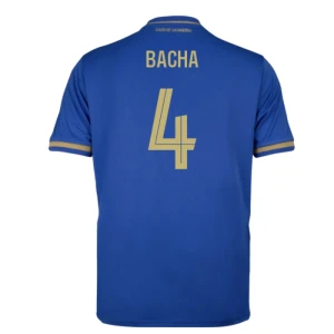 AS Monaco Koszulka Piłkarska 2025-26 Bacha #4 Wyjazdowa Męska