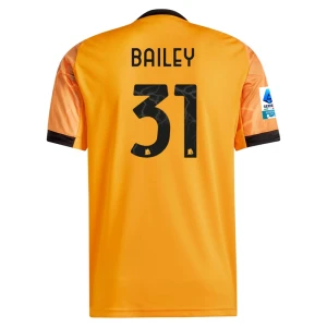 AS Roma Koszulka Piłkarska 2025-26 Bailey #31 Wyjazdowa Męska
