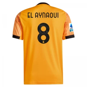 AS Roma Koszulka Piłkarska 2025-26 El Ayanoui #8 Wyjazdowa Męska