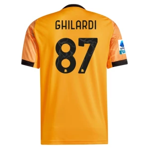 AS Roma Koszulka Piłkarska 2025-26 Ghilradi #87 Wyjazdowa Męska