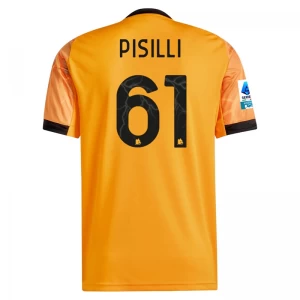 AS Roma Koszulka Piłkarska 2025-26 Pisilli #61 Wyjazdowa Męska