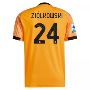 AS Roma Koszulka Piłkarska 2025-26 Ziolwski #24 Wyjazdowa Męska