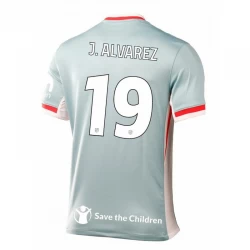 Atlético Madryt Koszulka Piłkarska 2024-25 UCL J. Alvarez #19 Wyjazdowa Męska