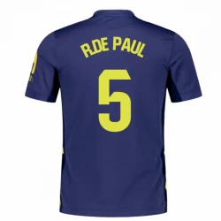 Atlético Madryt Koszulka Piłkarska 2025-26 R. De Rodrigo De Paul #5 Wyjazdowa Męska