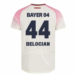 Bayer 04 Leverkusen Koszulka Piłkarska 2025-26 Belocian #44 Wyjazdowa Męska