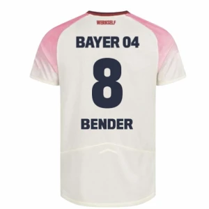 Bayer 04 Leverkusen Koszulka Piłkarska 2025-26 Bender #8 Wyjazdowa Męska