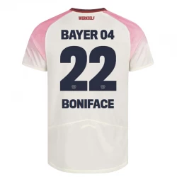 Bayer 04 Leverkusen Koszulka Piłkarska 2025-26 Boniface #22 Wyjazdowa Męska