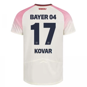 Bayer 04 Leverkusen Koszulka Piłkarska 2025-26 Kovar #17 Wyjazdowa Męska