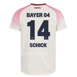 Bayer 04 Leverkusen Koszulka Piłkarska 2025-26 Schick #14 Wyjazdowa Męska