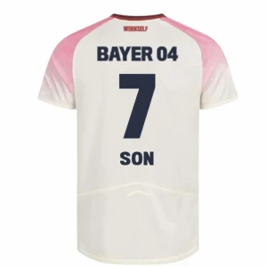 Bayer 04 Leverkusen Koszulka Piłkarska 2025-26 Son Heung-min #7 Wyjazdowa Męska