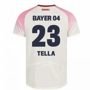 Bayer 04 Leverkusen Koszulka Piłkarska 2025-26 Tella #23 Wyjazdowa Męska