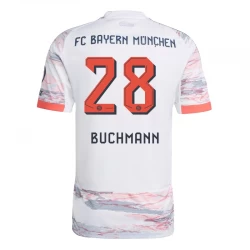 Bayern Monachium Koszulka Piłkarska 2025-26 Buchmann #28 Wyjazdowa Męska