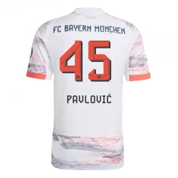 Bayern Monachium Koszulka Piłkarska 2025-26 Pavlovic #45 Wyjazdowa Męska