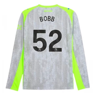 Bobb #52 Koszulki Piłkarskie Manchester City 2025-26 Trzecia Męska Długi Rękaw